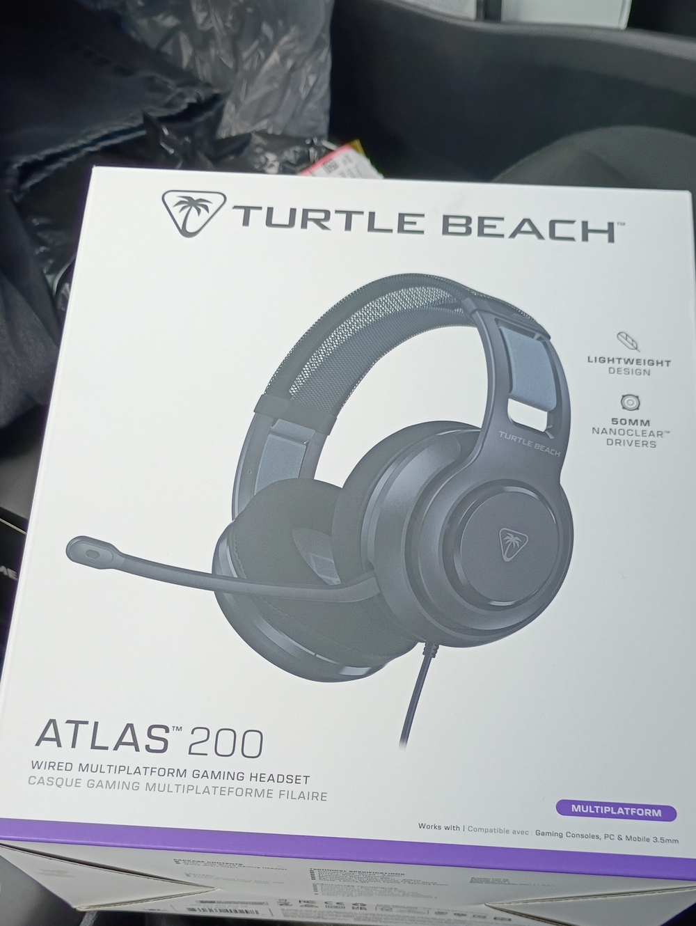 Atlas 200 Wired Gaming Headset - Black Used One Time